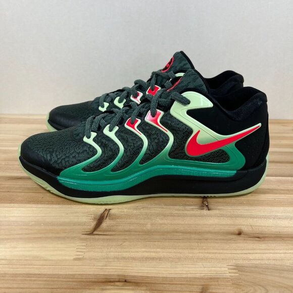 Nike KD 17 Easy Money Sniper Basketball shoes Mens 12 Black Green Red FJ9487-002 - Picture 3 of 8